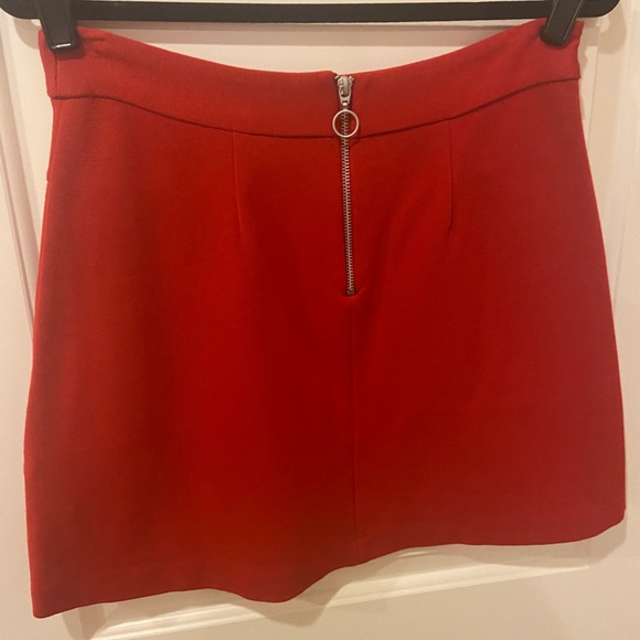 Anthropologie Red Mini Skirt by Maeve - Picture 3 of 3